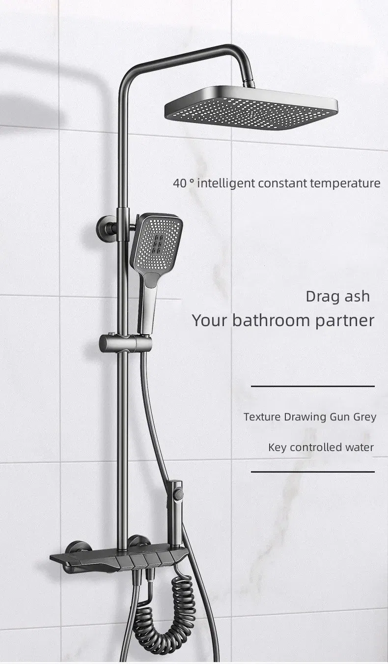 Настенный термостатический смеситель для душа D&S