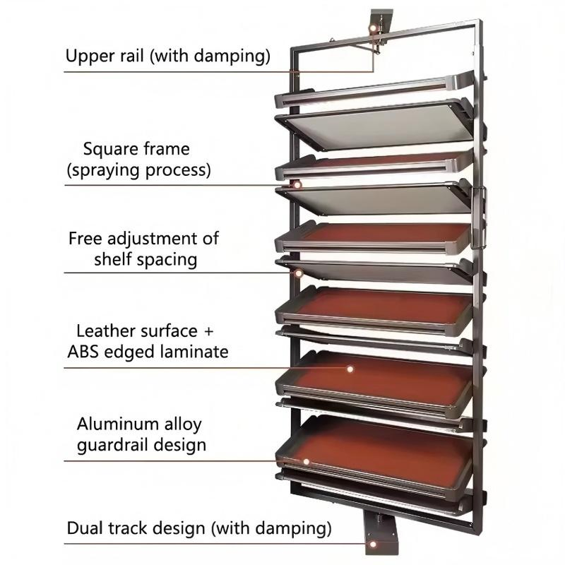 Aluminum Alloy Shelf 12 Layers 360 Degree Wardrobe Rotating Shoe Rack