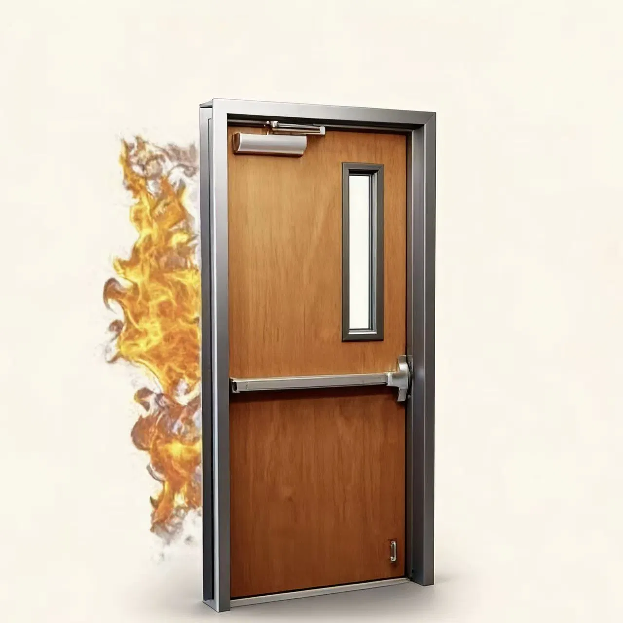 Premium Fire Resistant Metal Door - 2 Hour Safety Rating