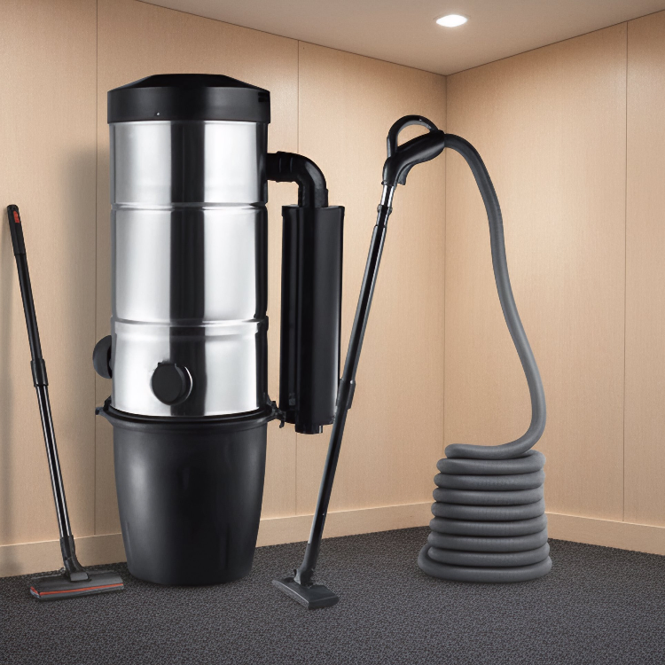 Ametek White Electric Central Vacuum Cleaner for Large Households