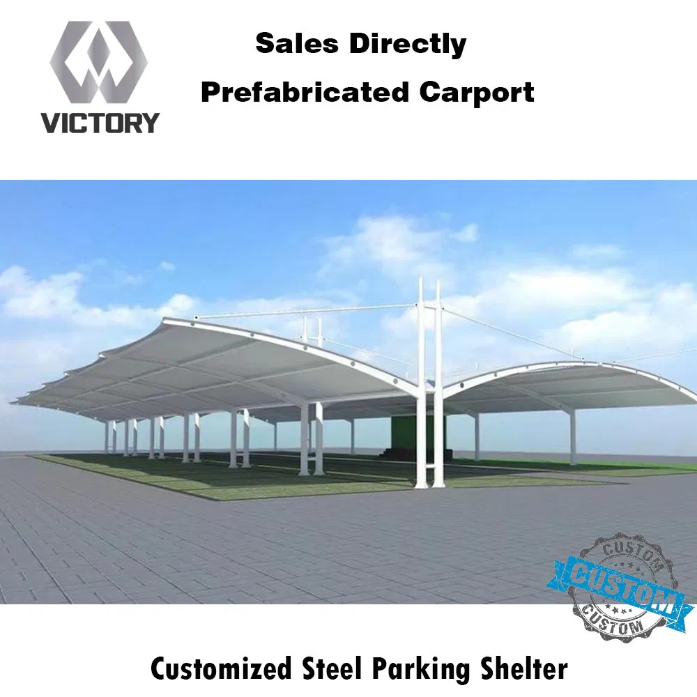 Mild Tube Welding with Steel Beam Pre-Fabrication Cantilever Carport