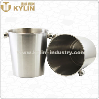 High Quality 3L Stainless Steel 201 304 Beer Ice Bucket with Earhandle