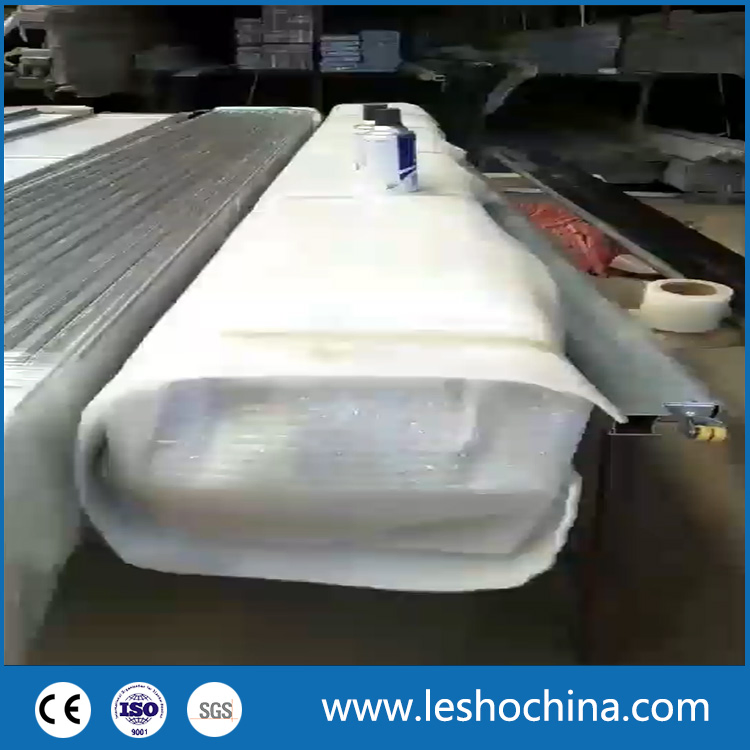 Commercial Aluminium PC Polycarbonate Transparent Clear Folding Doors for Beauty Store