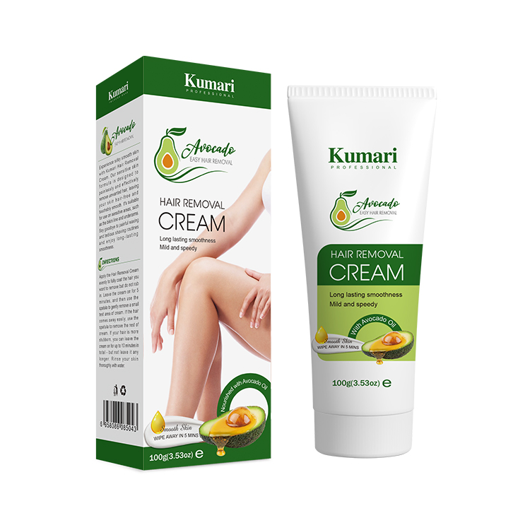 Hair Depilatory Hair Removal Cream for Body Bikini Sensitive Area with Avocado Oil and Herbal Extacts