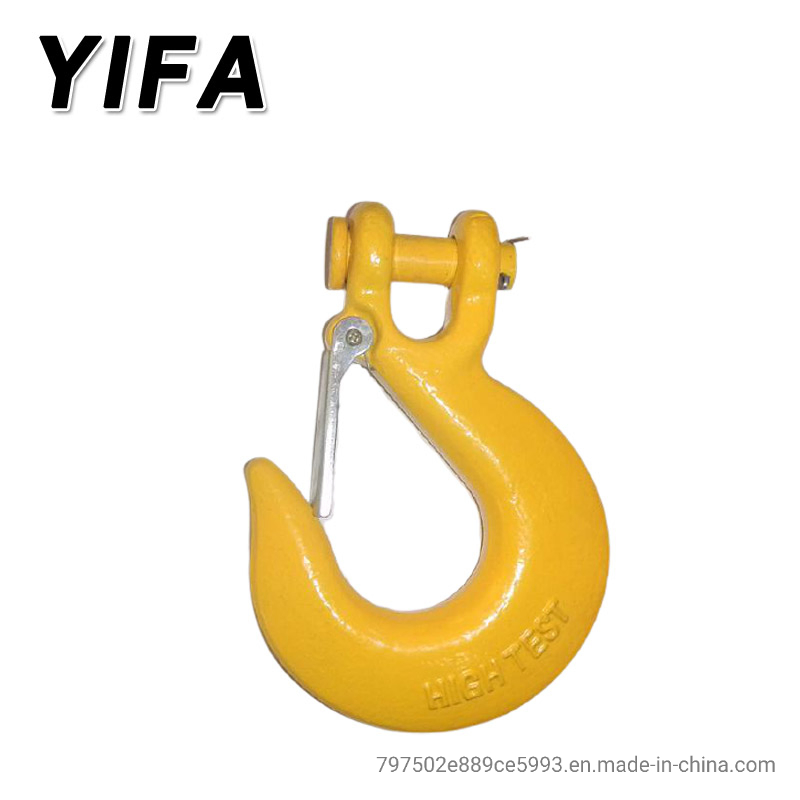 Eye Hoist Hook with Latch Forged Hook 320A/320c Hook Stainless Steel G70hooks for Sling