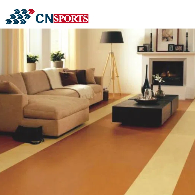 Пробковый пол с полиуретановым покрытием для дома