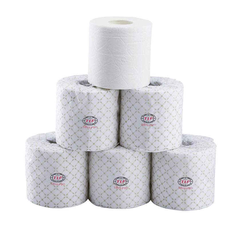 Manufacturer Custom Logo Soluable High Quality 1/2/3/4 Ply Toilet Tissue Paper Rolls