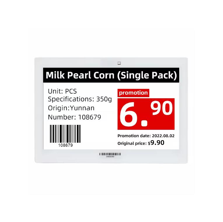 E-Ink Price Tag Electronic Shelf Label Price Tag Supermarket Digital Price Tags