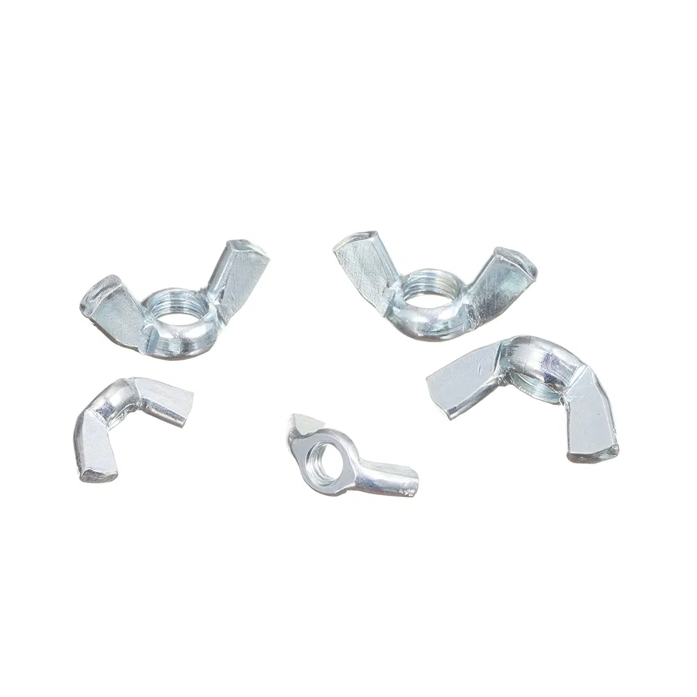 Zinc Plated Dacromat Ruspert Stainless Steel Aluminium Ductile Wing Nut M3 M4 M5 M6 M8 M10 M12 Dog Bolts with Wing Nuts