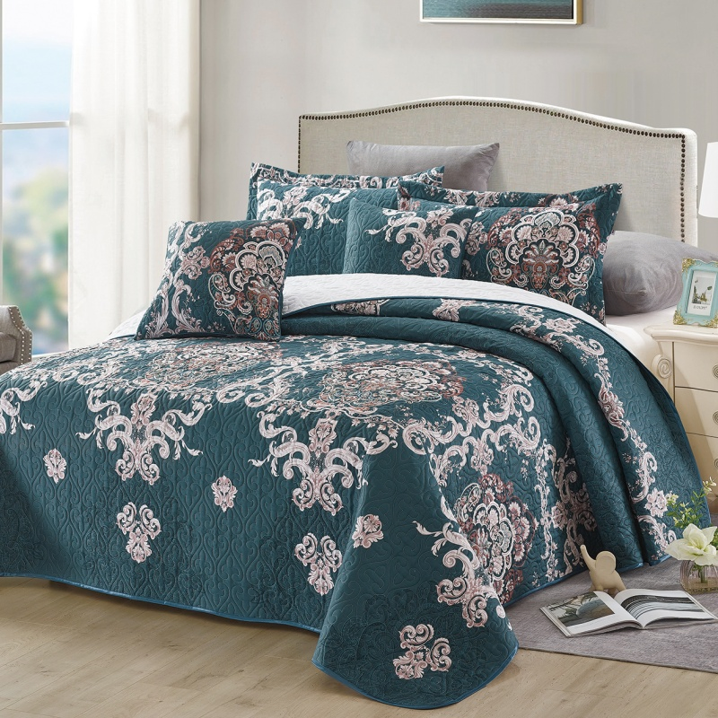 Cheap Price China Nantong 100% Microfiber Quilt Bedspread Set