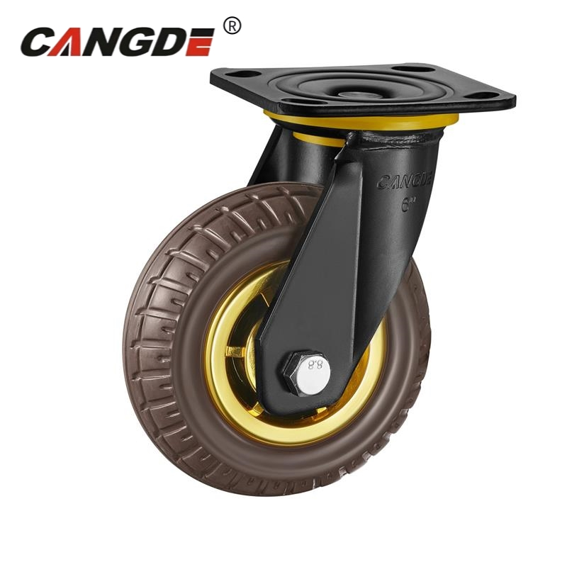 Heavy Duty Industrial Stainless Steel Caster Wheel TPR Steel Wheels Anti-Rust Trolley Castors