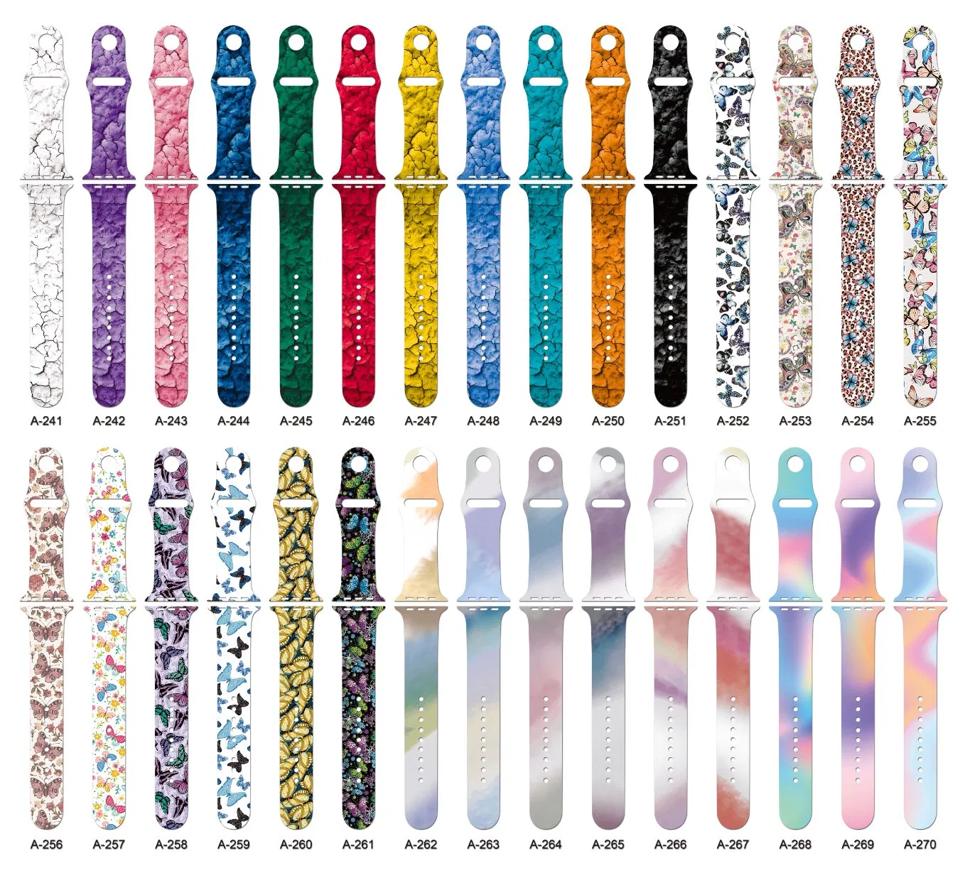 Christmas Pattern Printed Silicone Watch Band Color Print Strap Wristband Replacement Band for Apple Watch Ultra Series 8 Se