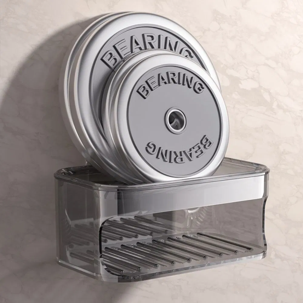 Мыльница настенная с двойным слоем и сильным присосом