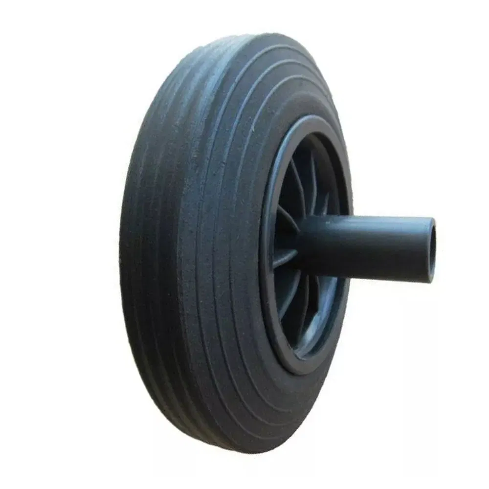 7X2 Waste Bin Wheel 7/8/10 Inches Dustbin Wheel Rubber Solid Tire Waste Bin Caster Wheel