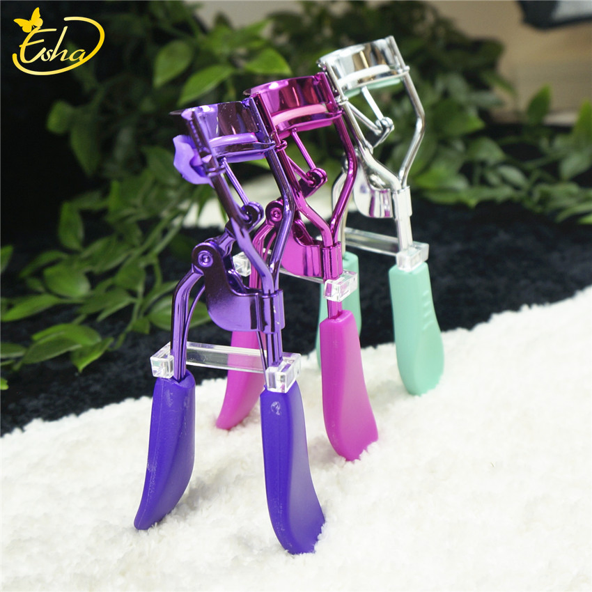 Factory Price Beauty False Eyelashes Tool Stainless Steel Makeup Lashes Eyelash Curler with Brush