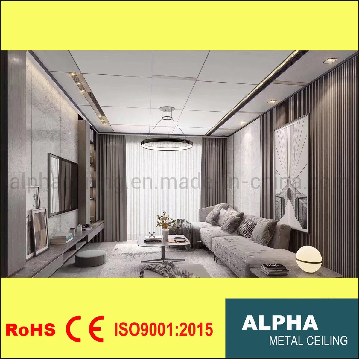 Water and Fire Proof Plank Indoor Aluminum Honeycomb Wall Panel and Ceiling