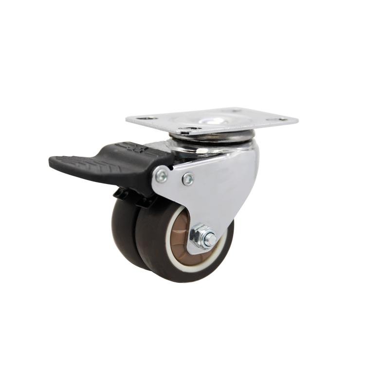 Fix Customized Heavy PU Light Duty TPR Caster Wheel with Good Price