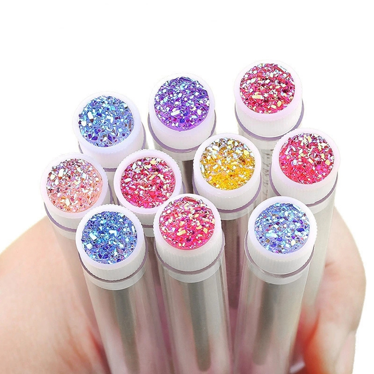 Private Label Eyelash Cleaning Brush Eye Lash Blue Black and Gold Mascara Wand in Tubes with Container Lash Cleaner Brush Wash