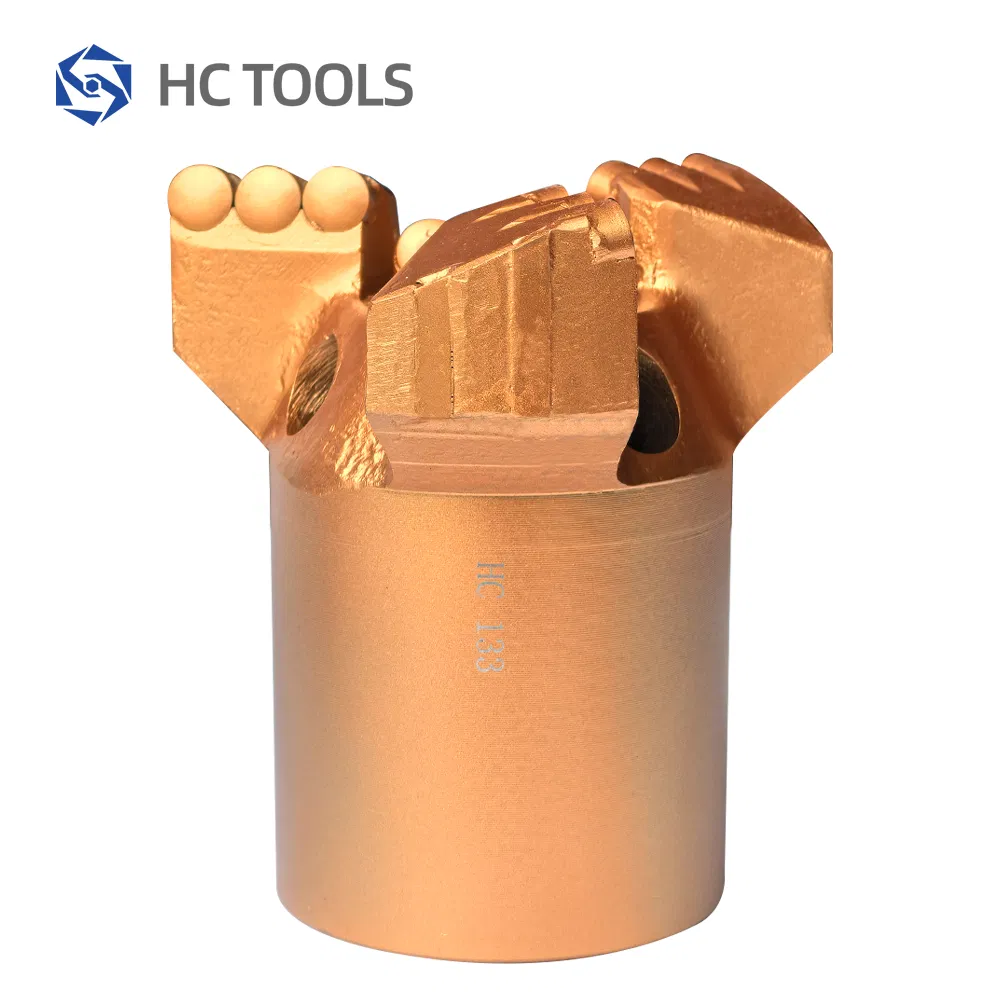 3 Blades PDC Diamond Non Core Mining Drill Bits