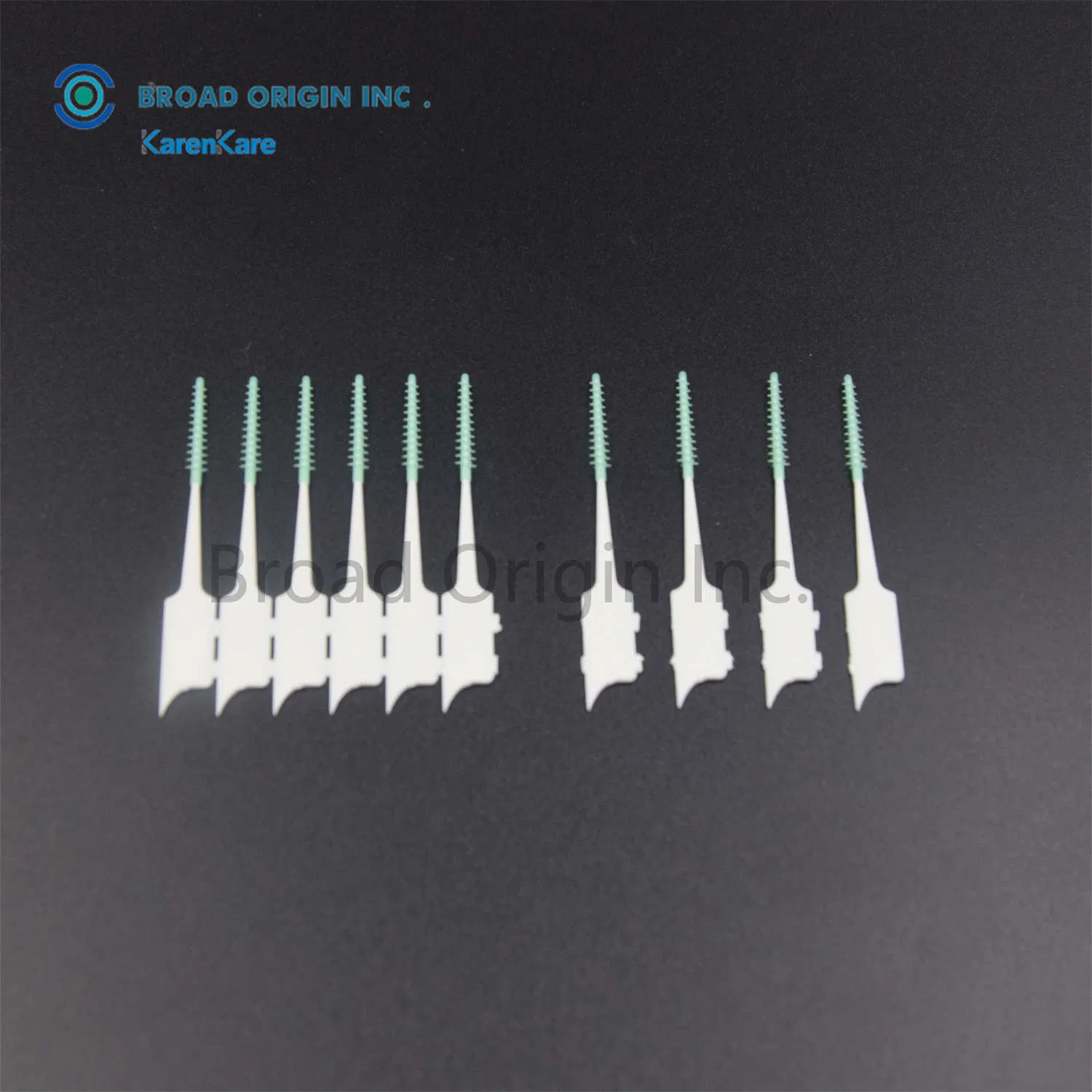 Eco Friendly Biodegradable Rubber Interdental Brush Adult Toothbrush