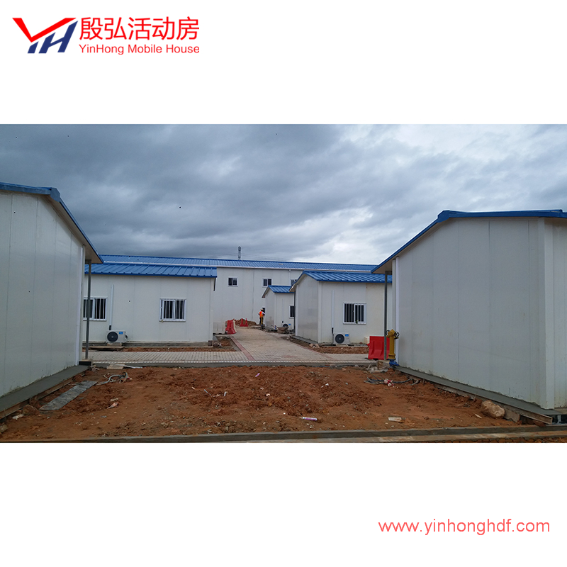 Africa Cheap Cladding Prefab Steel Structure Factory Caravan Prefab House