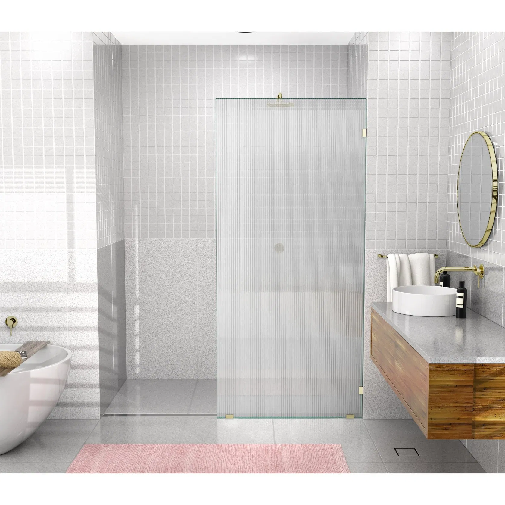 6mm Toughened / Tempered Warehouse Frameless Fixed Panel Glass