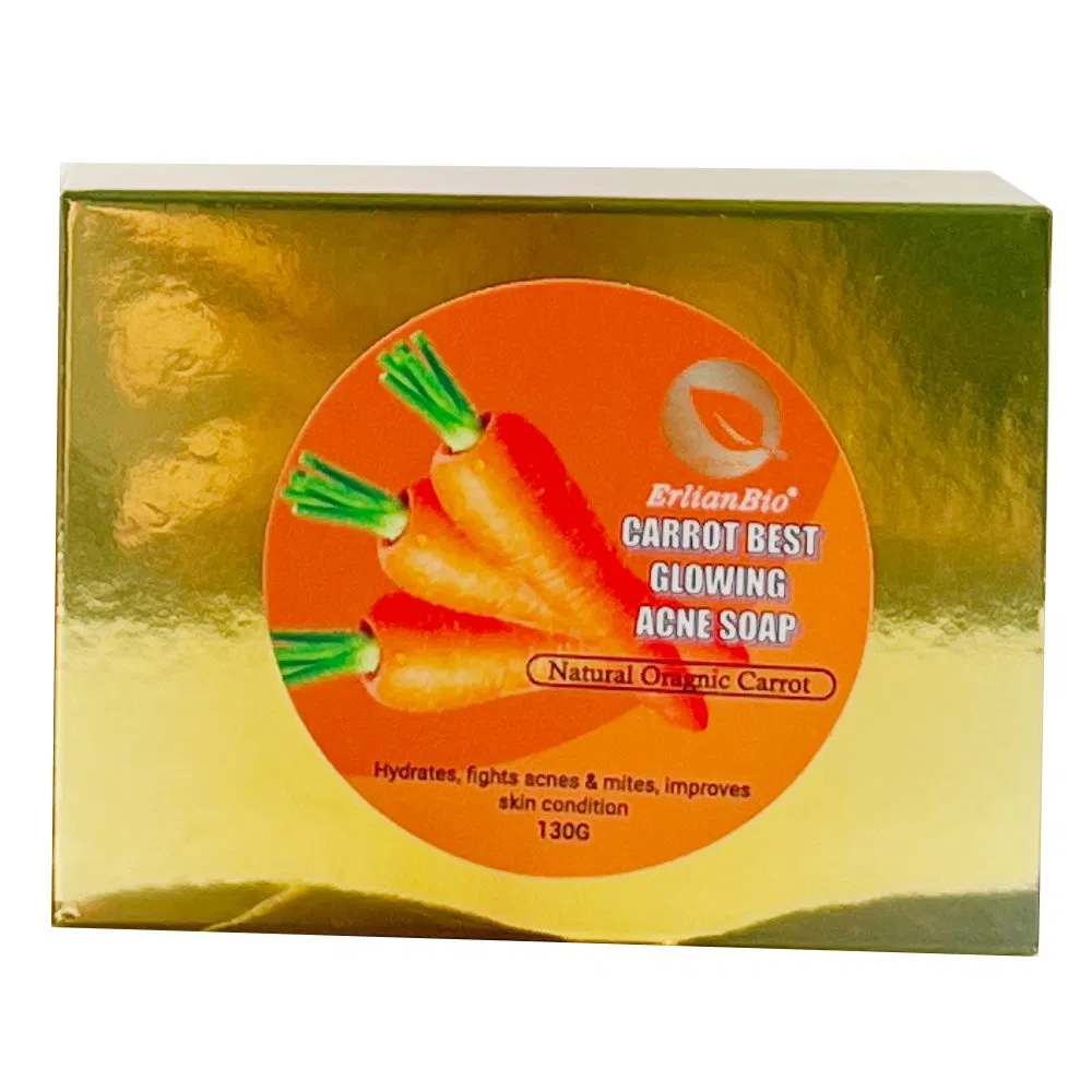 100% Natural Ginger Private Label 100g 130g 200g Customized Available Best Carrot Soap for Skin Whitening