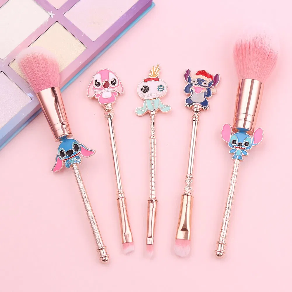 Ready to Ship Lilo and Stitch Makeup Brush Set 5PCS Interstellar Baby Makeup Brush