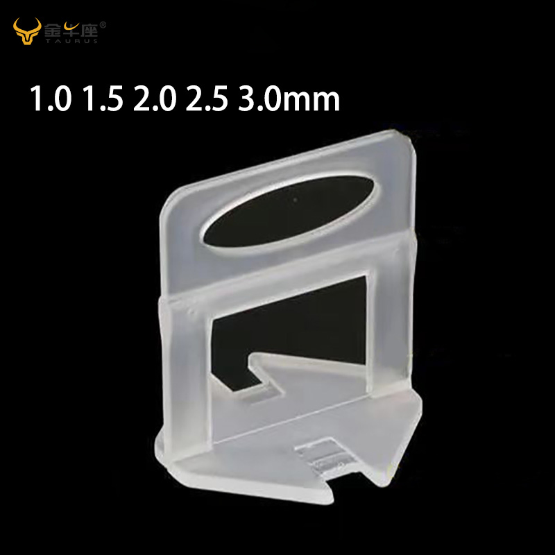 Tile Accessories Tile Leveling System 1mm/1.5mm/2mm/2.5mm/3mm 100PCS Clips+100PCS Wedges Plastic Tile Spacers Tiling Tools
