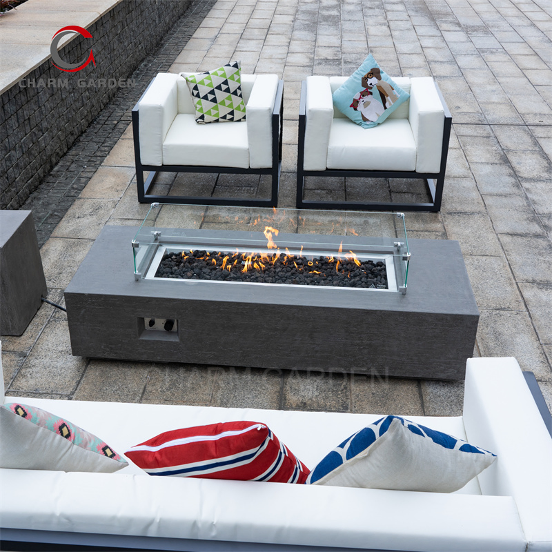 China Manufacture Good Quality Outdoor Rectangle Fire Pit Czyp007