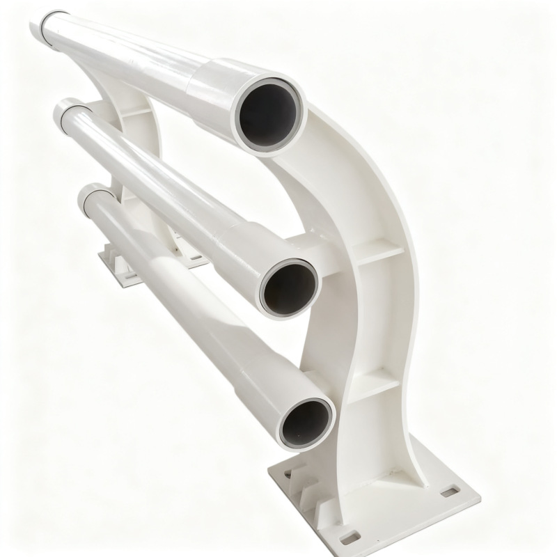 Structurally Stable Steel Bridge Guardrail - Anti-Collision Safety Barrier for Highways & Waterways