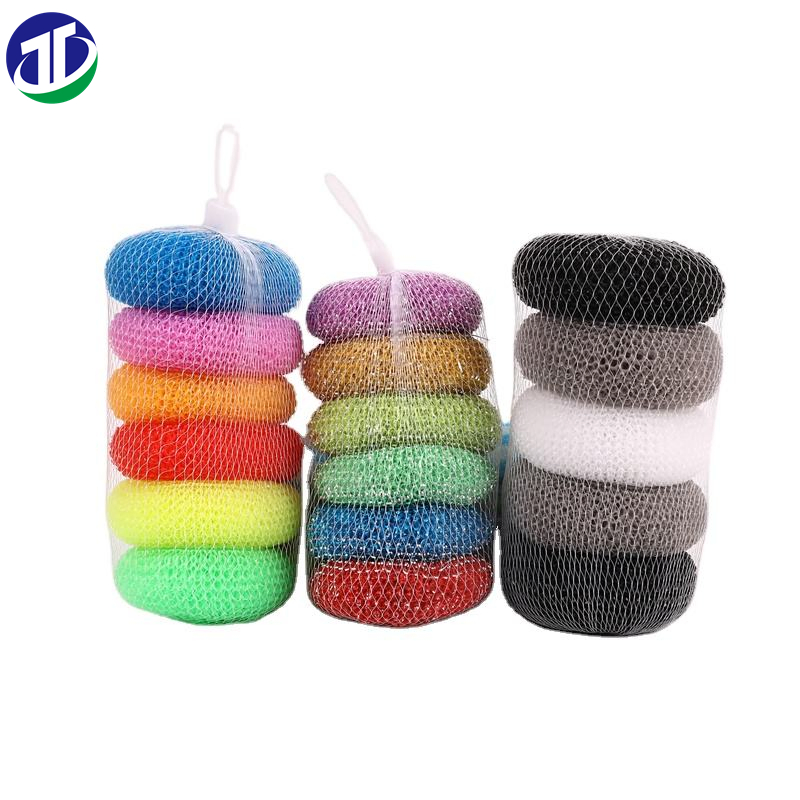 Kitchen Stainless Steel Wire Ball Brush for Dishes Pots Cleaning Scrubbers