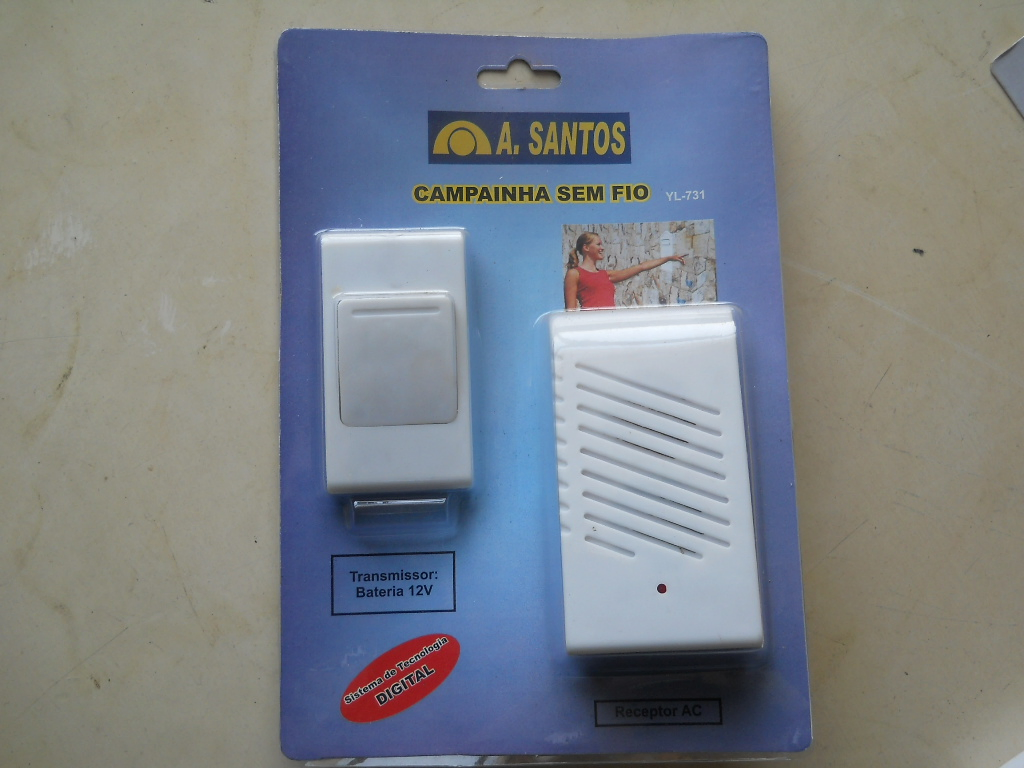 Digital Remote Control Wireless Doorbell Chime Eca32 1 to 2