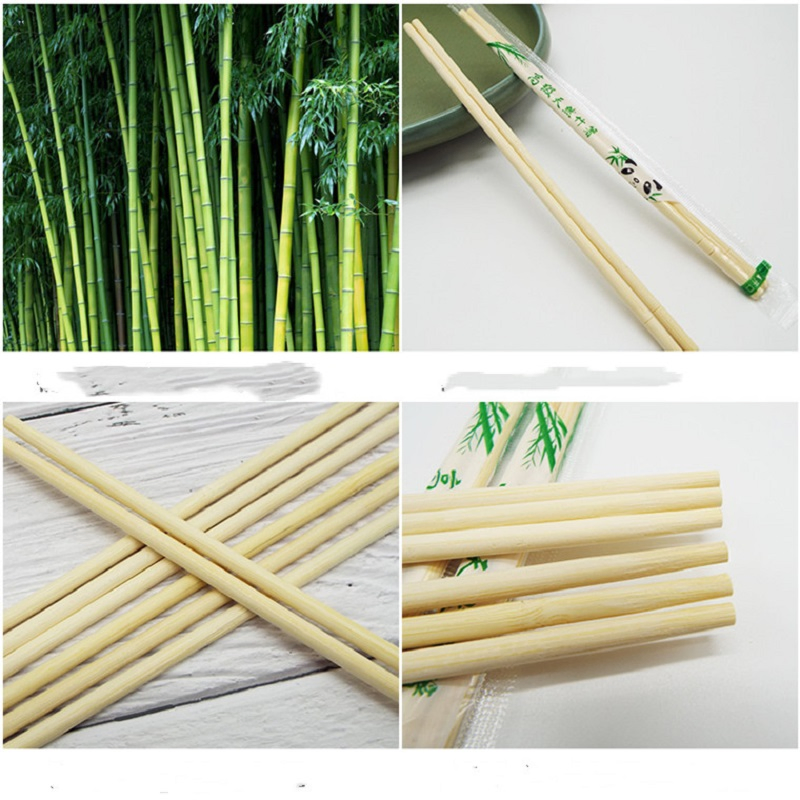 High - Class Restaurant - Dedicated Fully Paper - Wrapped Luxury Disposable Bamboo Chopsticks