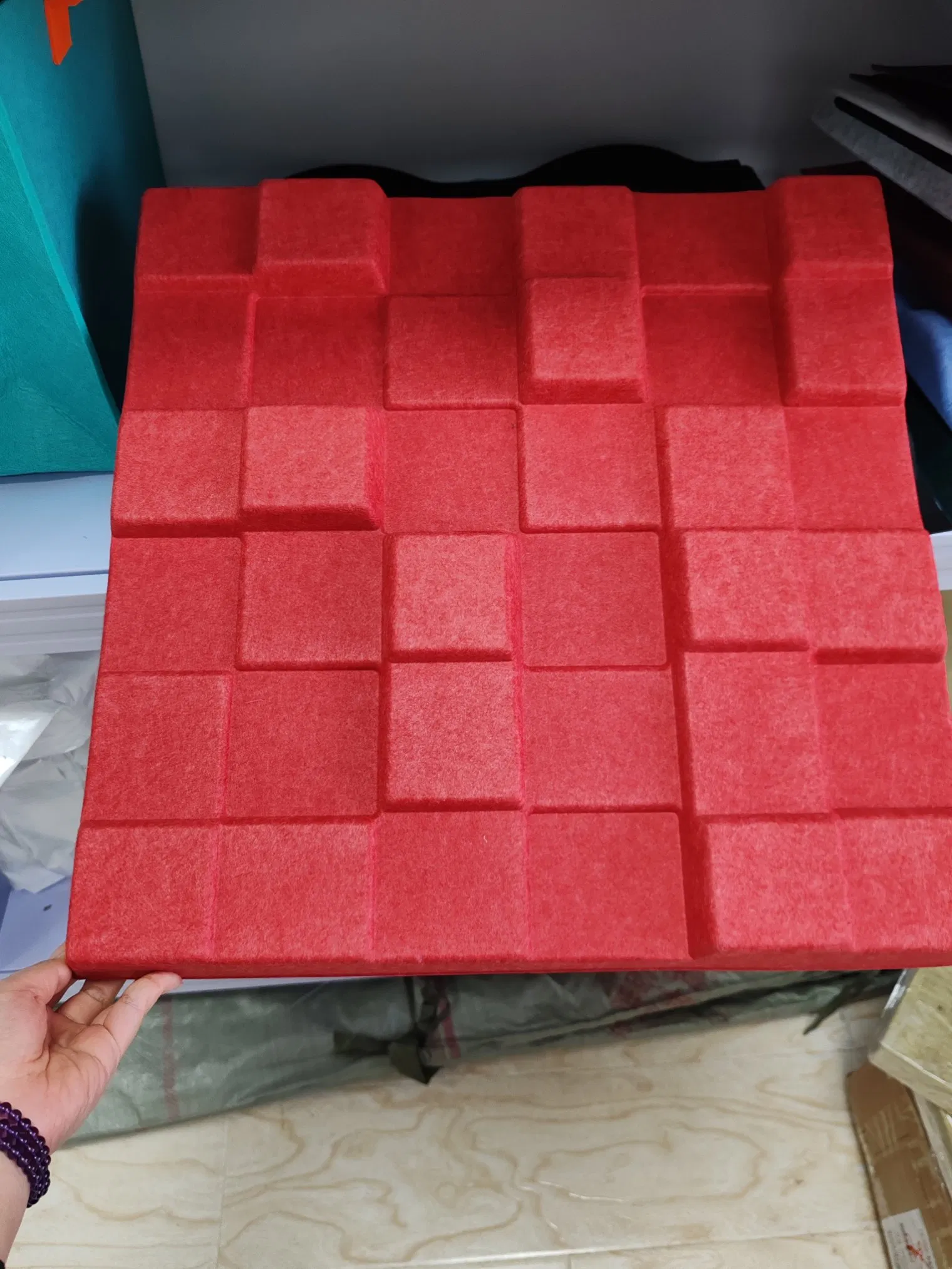 Double Layer Two Layer Pet Acoustic Panel Pet Felt