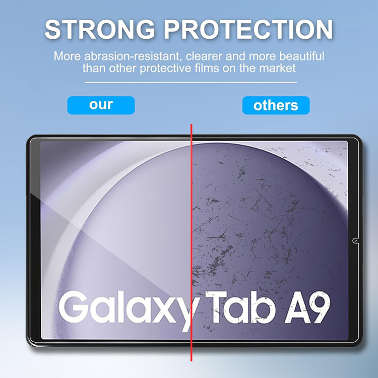 Ultra-Thin 2.5D Clear HD Tempered Glass Screen Protector for Samsung Galaxy Tab A9 8.7 Inch 2023