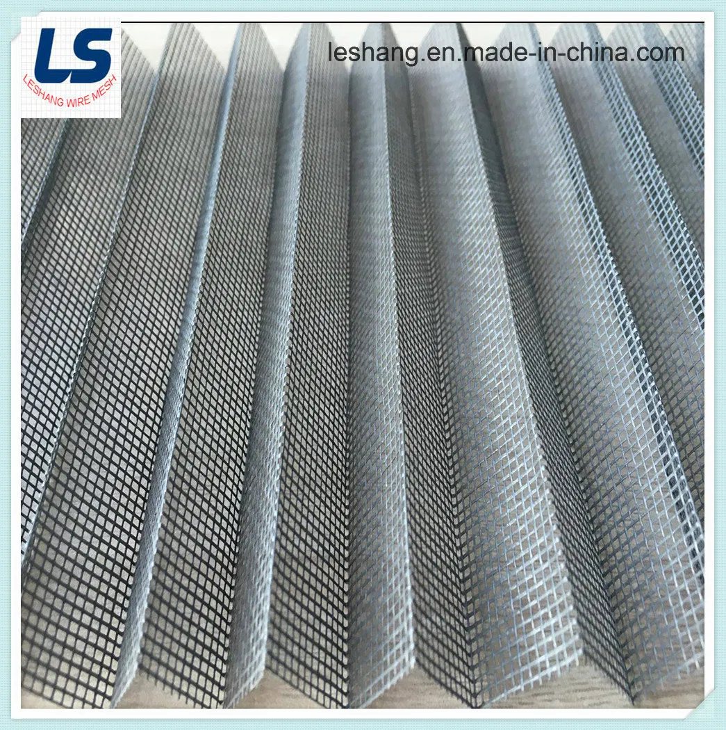 Retractable Pleated Wire Mesh for Window Screen