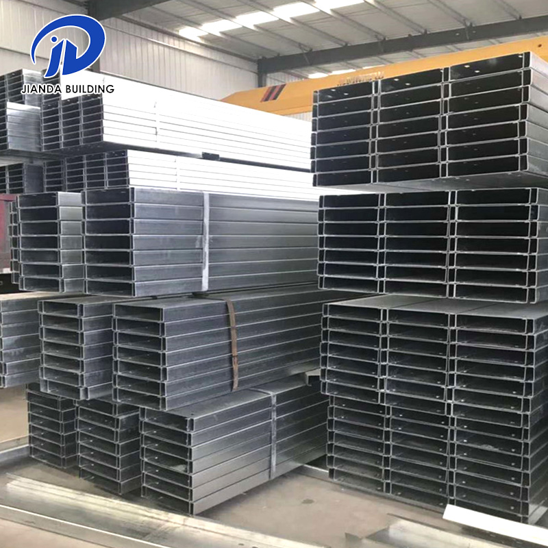 Steel Steel Channel Q235B Galvanized C Type Channel Steel Beams C Purlin