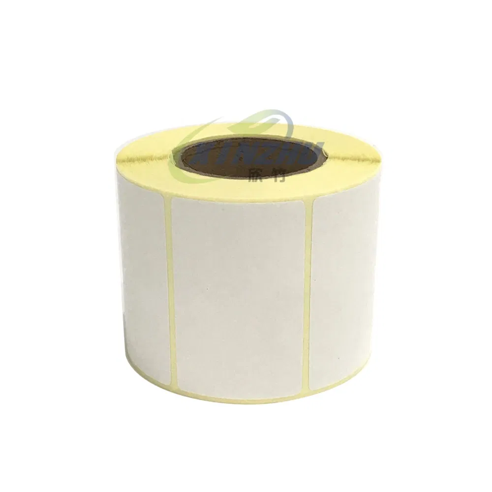 Custom 60mmx40mm Direct Thermal Sticker Waterproof Barcode Label Thermal Label Sticker