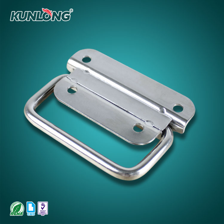 Sk4-020 Hardware Handles Stainless Steel Surface Vibration Grinding Folding Steel Door Handle