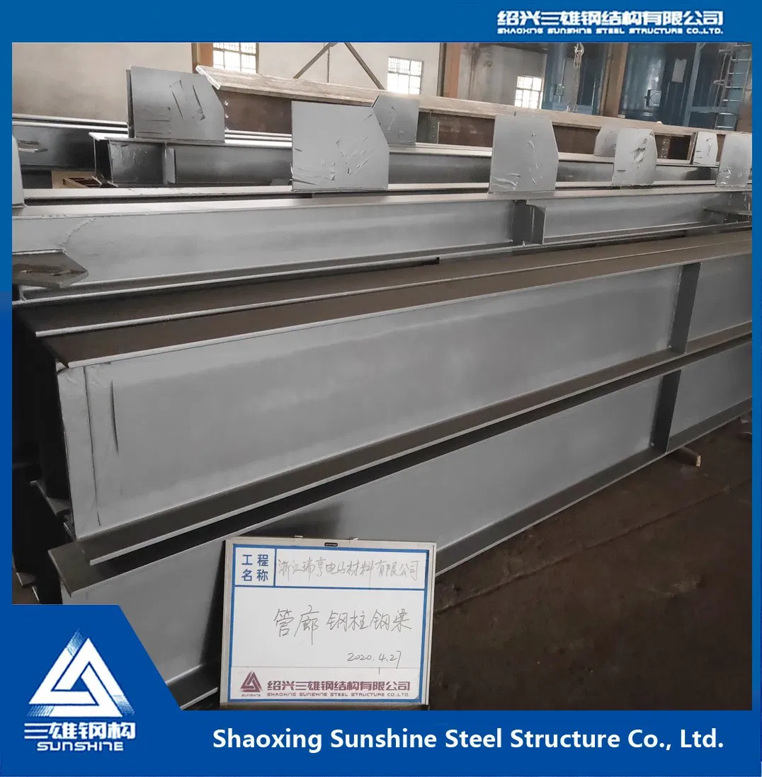 Heavy-Duty Steel Columns and Beams for Industrial Pipe Support