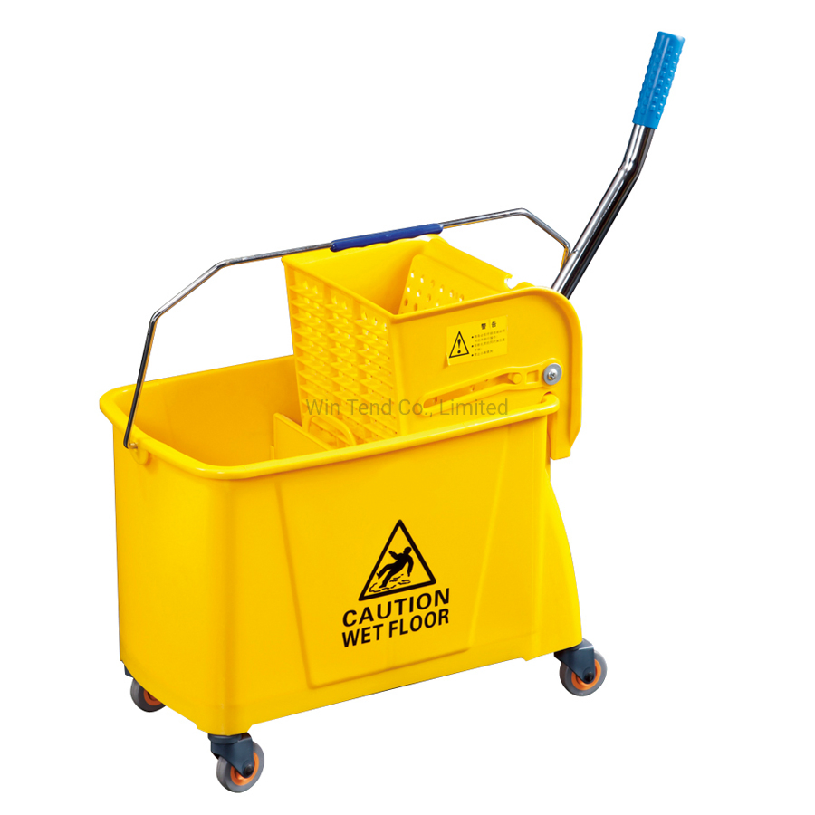 Heavy Duty Mop Bucket with Wringer for Hotel Used and Cleaning