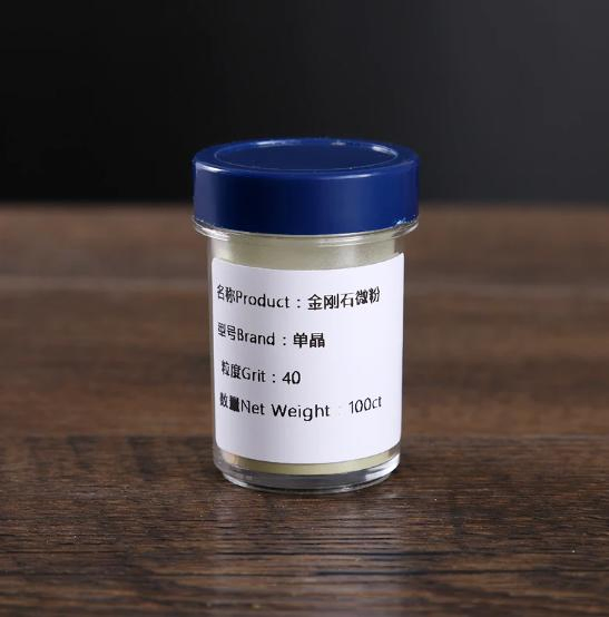 High Purity Industrial Synthetic Monocrystalline Diamond Powder 15 Micron 15um