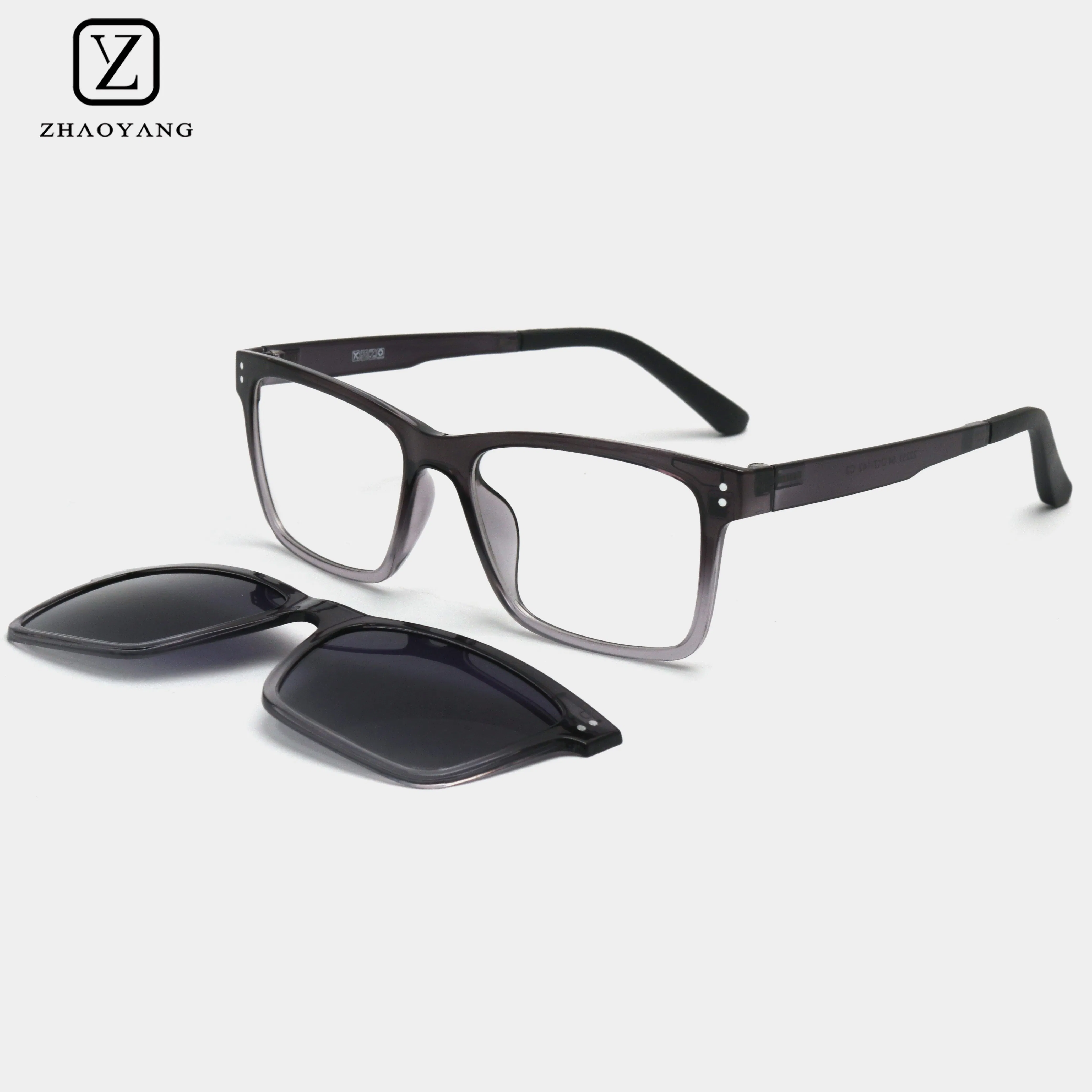 Magnetic Clip on Tr90 Optical Eyeglasses Frame UV400 Certified Fashion Style