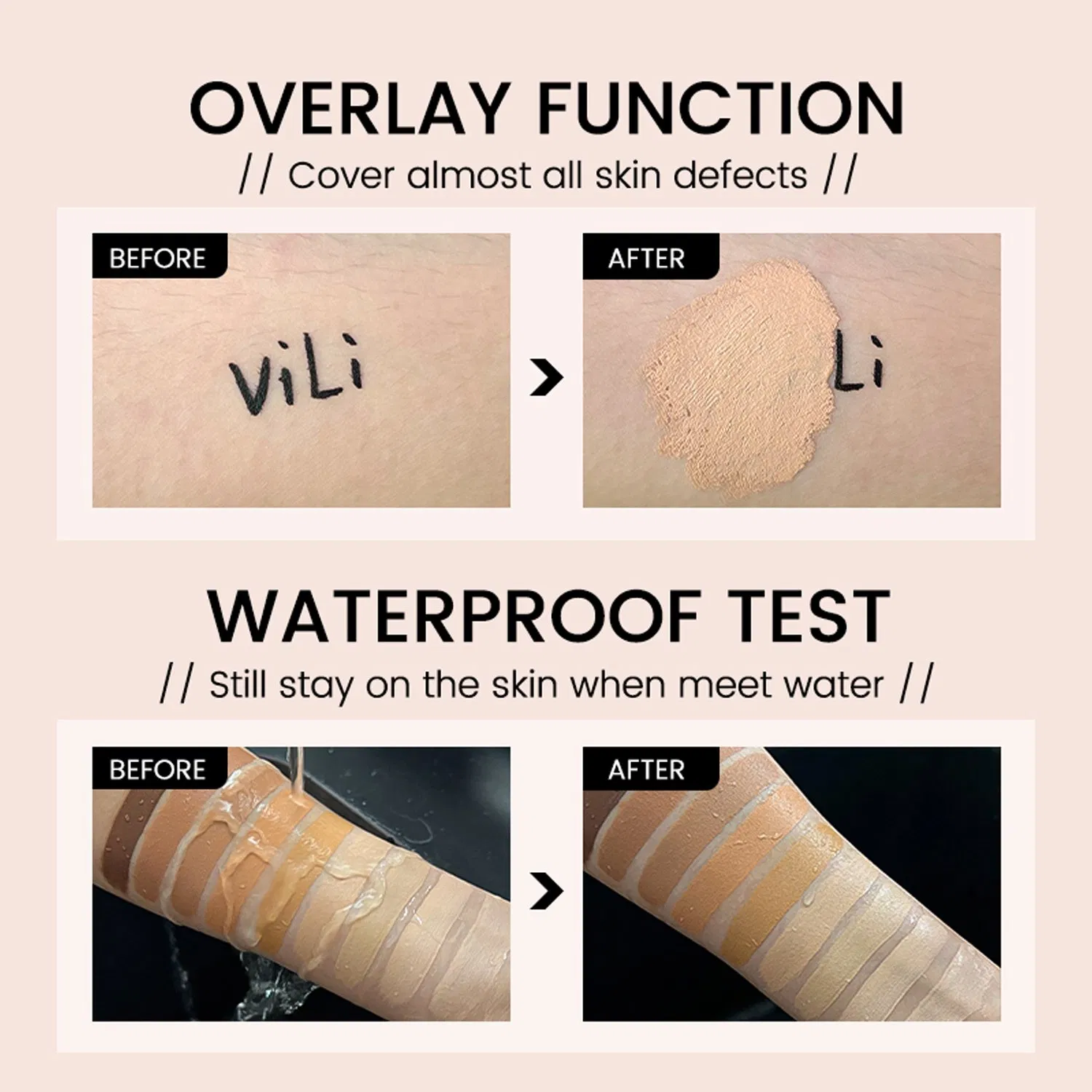 Makeup Foundation Pressed Powder Apply to Your Skin Free Sample