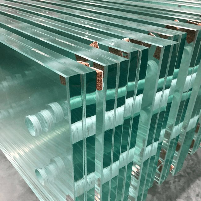 Jinghu Factory Heat Strengthened Tempered Laminated Window Door Glass Bent Tempered Glass Durable for Building Projects