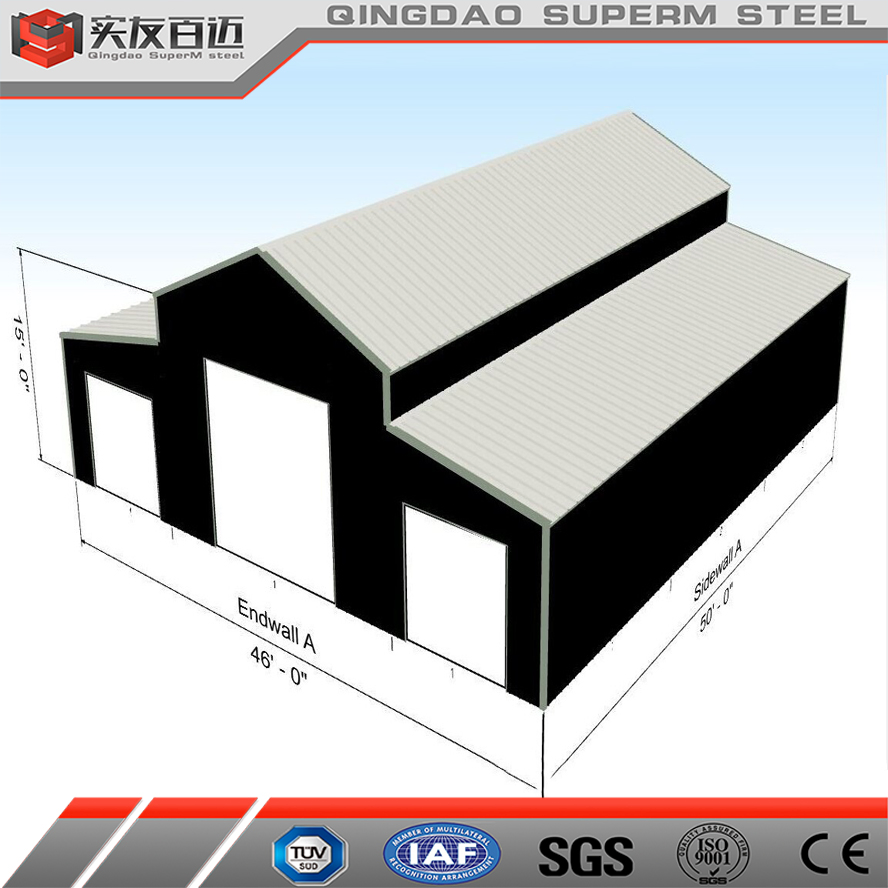 Prefab Industrial Shed Warehouse Building Construction Prefabricated House Trusses Pole Barns