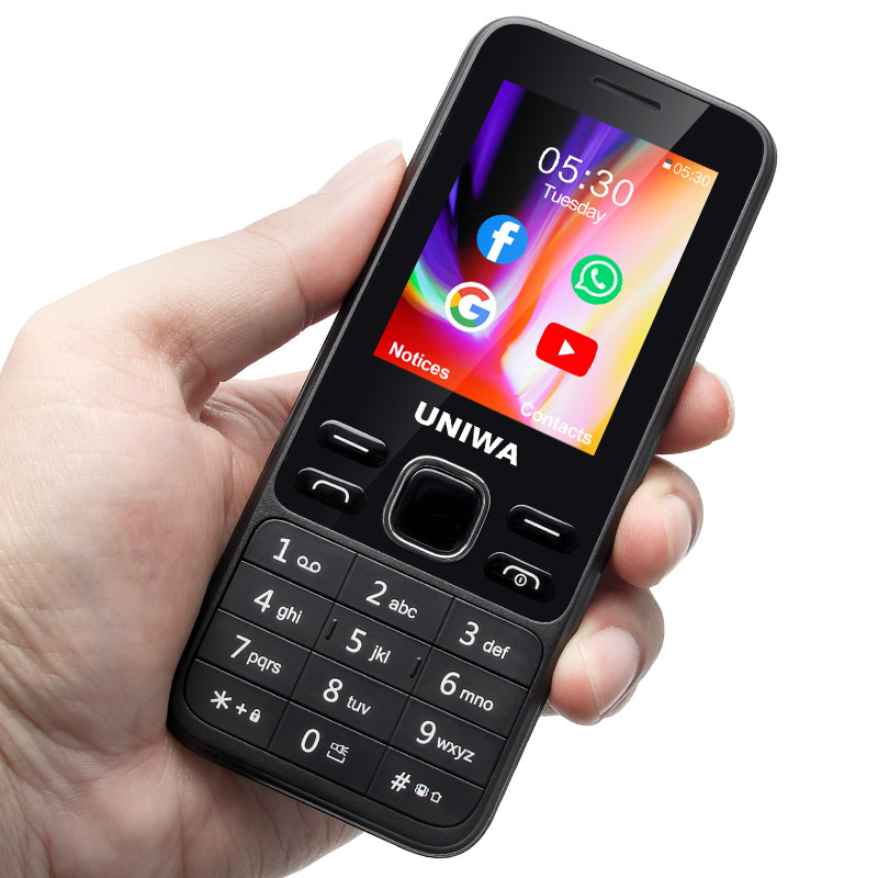 Кнопочный телефон Uniwa K2401 с WhatsApp и YouTube