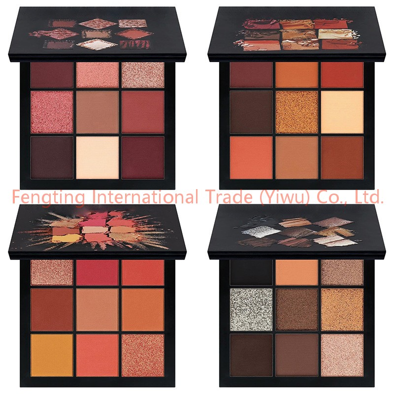 High Quality Eye Shadow Palette with Glitter Shimmer Metallic Mineral Finish Nature-Inspired Cosmetics Palette Makeup Eyeshadow