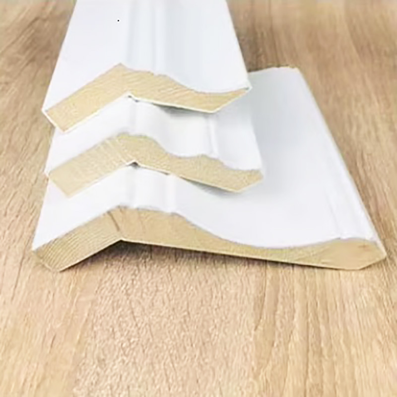 Factory Modern Baseboard Moulding Water Proof Trim White Primed Skirting Board